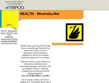 Tablet Screenshot of healthwestralia.tripod.com