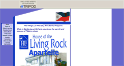 Desktop Screenshot of livingrockapartelle.tripod.com