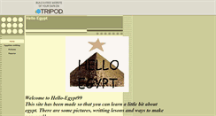 Desktop Screenshot of hello-egypt99.tripod.com