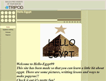 Tablet Screenshot of hello-egypt99.tripod.com