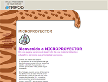 Tablet Screenshot of microproyector.tripod.com