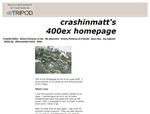 Tablet Screenshot of crashinmatt.tripod.com