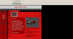 Desktop Screenshot of gearcars.tripod.com