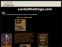 Tablet Screenshot of lordoftherings003.tripod.com