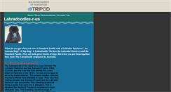 Desktop Screenshot of labradoodlepups.tripod.com