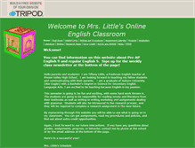 Tablet Screenshot of littleengteacher.tripod.com