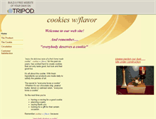 Tablet Screenshot of cookieswflavor.tripod.com