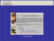 Tablet Screenshot of classiccater.tripod.com