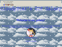 Tablet Screenshot of cloudystar.tripod.com