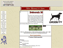 Tablet Screenshot of blossey.tripod.com