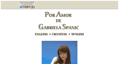 Desktop Screenshot of gaby-spanic.tripod.com