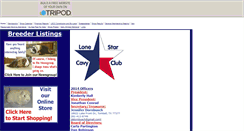 Desktop Screenshot of lonestarcavies.tripod.com