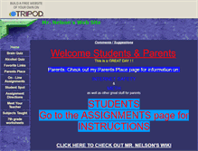 Tablet Screenshot of mrnelson1.tripod.com