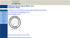 Desktop Screenshot of midcoastkennelclub.tripod.com