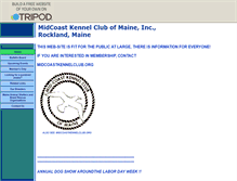 Tablet Screenshot of midcoastkennelclub.tripod.com