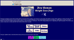 Desktop Screenshot of newwomanweightloss.tripod.com