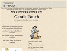 Tablet Screenshot of gentletouchdogcare.tripod.com