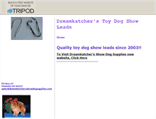Tablet Screenshot of dreamkatchersleads.tripod.com