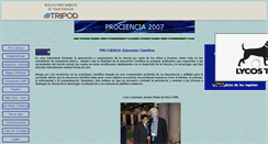 Desktop Screenshot of prociencia2007.tripod.com
