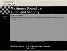 Tablet Screenshot of maximumsound1.tripod.com