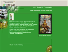 Tablet Screenshot of boyscouttroop29.tripod.com