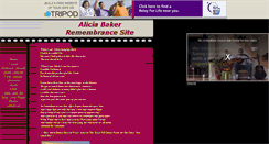 Desktop Screenshot of aliciabakerxmrskent.tripod.com