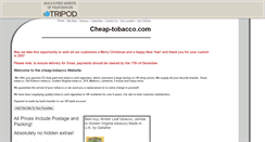 Desktop Screenshot of cheap-tobacco.tripod.com