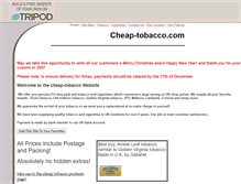 Tablet Screenshot of cheap-tobacco.tripod.com