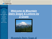 Tablet Screenshot of mountain-dairy-soaps.tripod.com