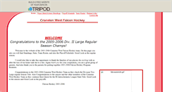 Desktop Screenshot of cranstonwesthockey.tripod.com