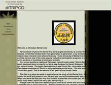 Tablet Screenshot of okinawanmartialarts.tripod.com