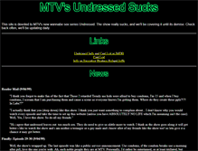 Tablet Screenshot of mtvundressed.tripod.com