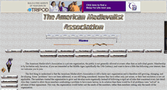 Desktop Screenshot of americanmedievalist.tripod.com