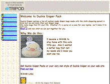 Tablet Screenshot of duckiediaper.tripod.com