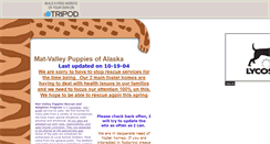 Desktop Screenshot of mat-valleypuppies.tripod.com