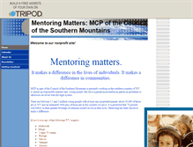 Tablet Screenshot of mentoringmatters.tripod.com