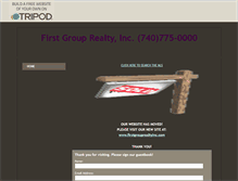 Tablet Screenshot of firstgrouprealty.tripod.com