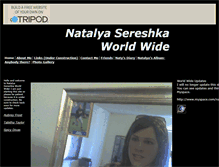 Tablet Screenshot of natalya19s.tripod.com