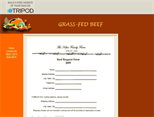Tablet Screenshot of grassfedbeefalo.tripod.com