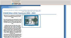 Desktop Screenshot of csunhillel.tripod.com