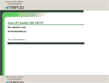 Tablet Screenshot of jamesdauntchandler.tripod.com