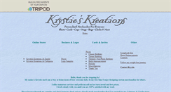 Desktop Screenshot of krystieskreations.tripod.com