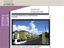 Tablet Screenshot of landmarkproperties.tripod.com