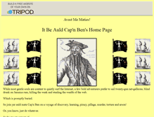 Tablet Screenshot of capnben0.tripod.com