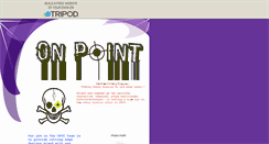 Desktop Screenshot of onpointclothingco.tripod.com