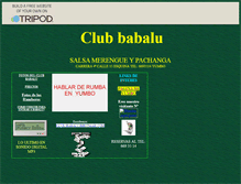 Tablet Screenshot of club-babalu.tripod.com