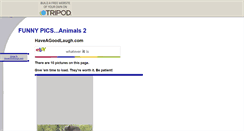 Desktop Screenshot of funnypicsanimals2.tripod.com