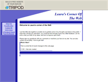 Tablet Screenshot of laura-web.tripod.com
