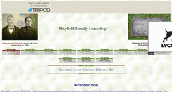 Desktop Screenshot of mayfield02.tripod.com