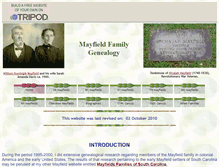 Tablet Screenshot of mayfield02.tripod.com